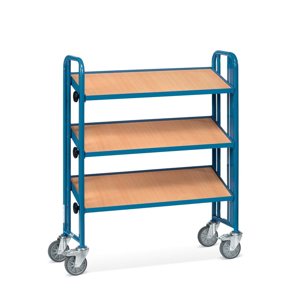 Imagem do produto: fetra® carro pesado com mesa e de montagem com painéis de base, 3 pisos, de um lado