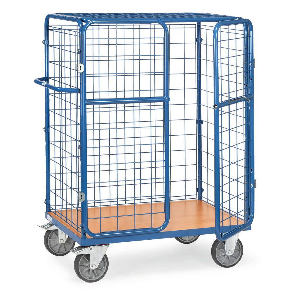 Imagem do produto: fetra® armário de embalagens, capacidade de carga de 600 kg, superfície de carregamento traseira LxP 1000 x 700 mm, altura 1552 mm, com cobertura