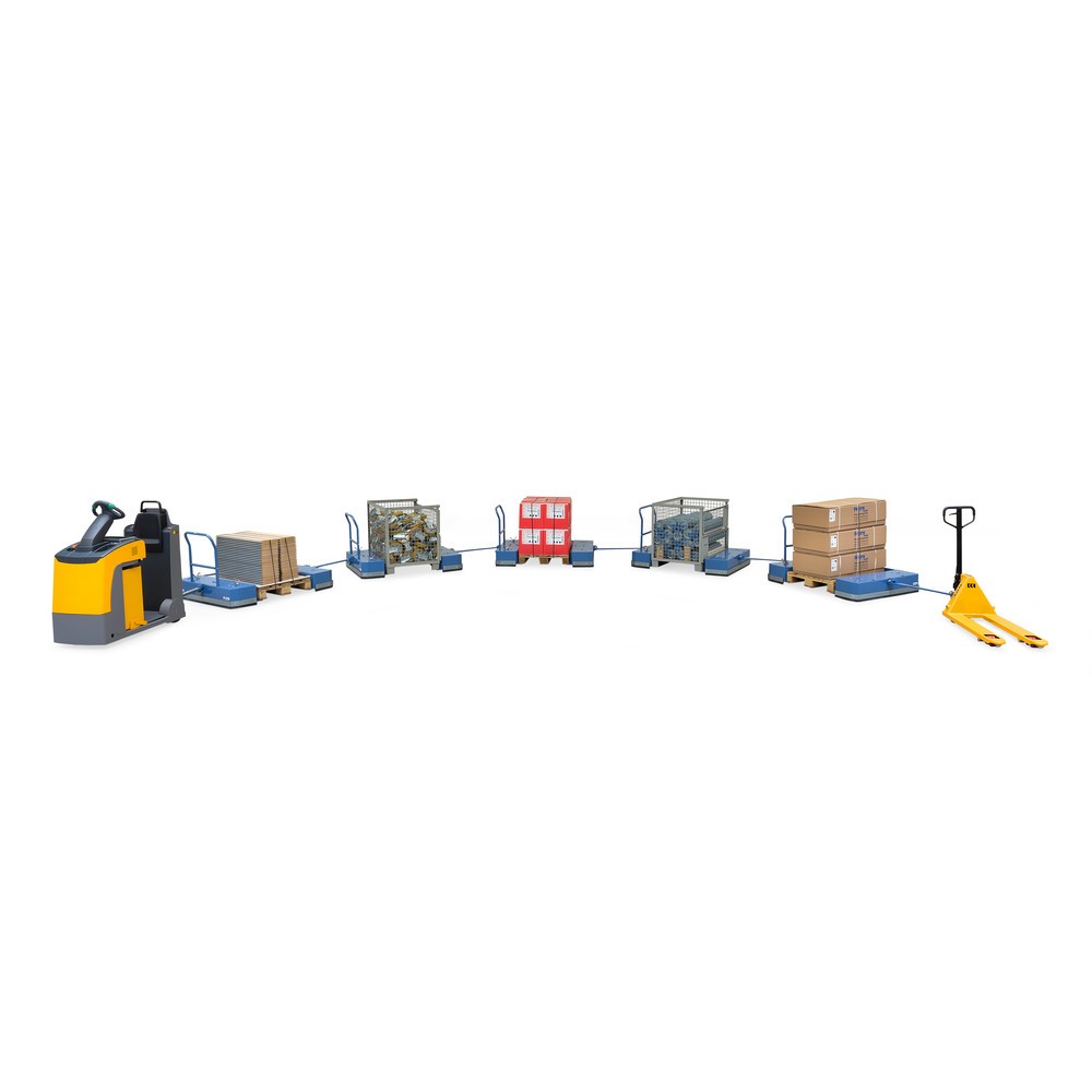 Imagem do produto n.º 9: fetra® chassis de paletes , com acoplamento + timão, capacidade de carga 1.000 kg