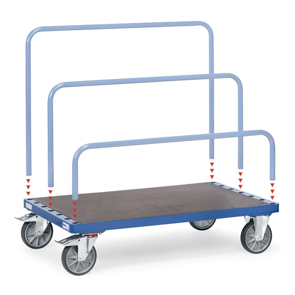 Imagem do produto: fetra® carrinho de painéis, sem arco em U, superfície de carregamento traseira LxP 1200 x 800 mm, capacidade de carga de 750 kg