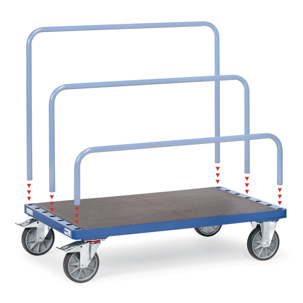 fetra® carrinho de painéis, sem arco em U, superfície de carregamento traseira LxP 1200 x 800 mm, capacidade de carga de 750 kg Imagem do produto: fetra® carrinho de painéis, sem arco em U, superfície de carregamento traseira LxP 1200 x 800 mm, capacidade de carga de 750 kg