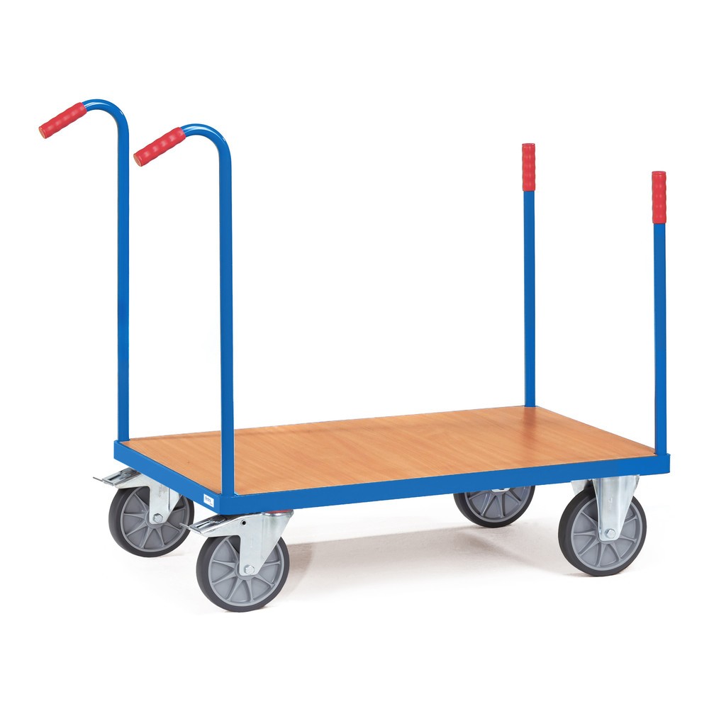 Imagem do produto: fetra® carro de plataforma com montantes, superfície de carregamento traseira 500 x 850 mm, capacidade de carga 500 kg