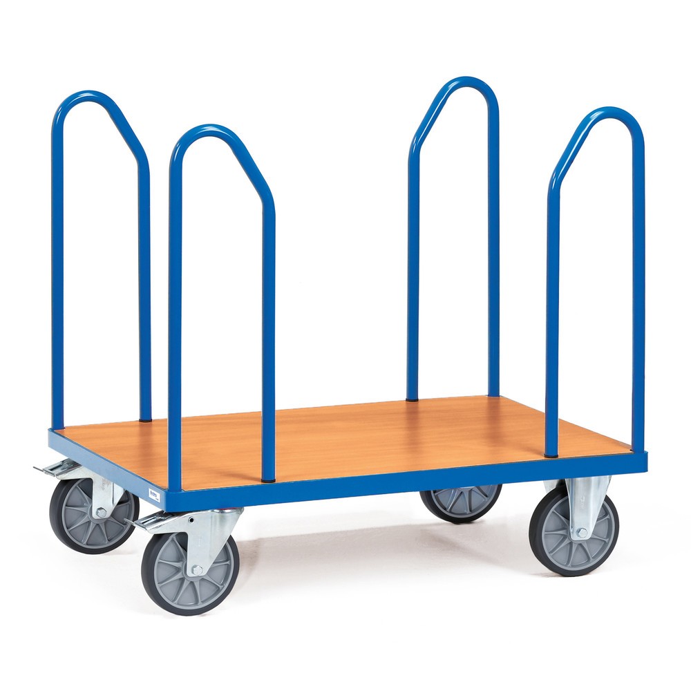 Imagem do produto: fetra® carro de plataforma com suportes laterais, superfície de carregamento traseira LxP 440 x 850 mm