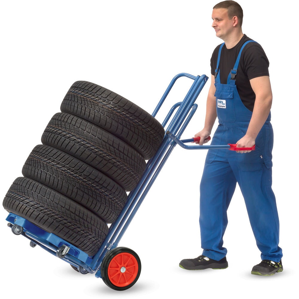 Imagem do produto n.º 7: fetra® carro de transporte de pneus em aço, capacidade de carga de 200 kg, para 8 pneus, pneus de borracha maciça