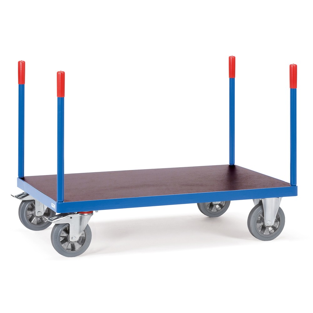 Imagem do produto: fetra® carro de plataforma para cargas pesadas, com colunas, superfície de carregamento traseira 700 x 1.000 mm