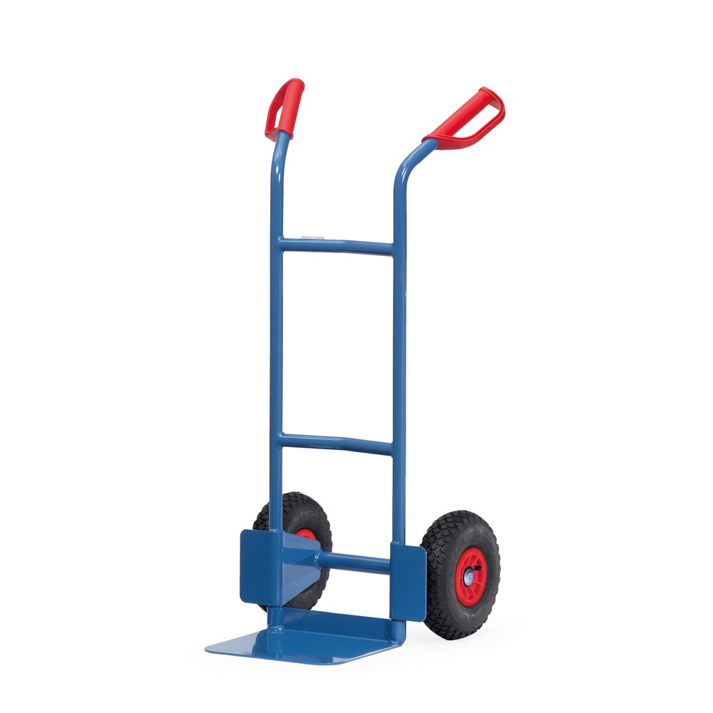 Imagem do produto: fetra® carro empilhador, altura 1150 mm, capacidade de carga de 200 kg, pá LxP 320 x 250 mm, simples, pneumáticos