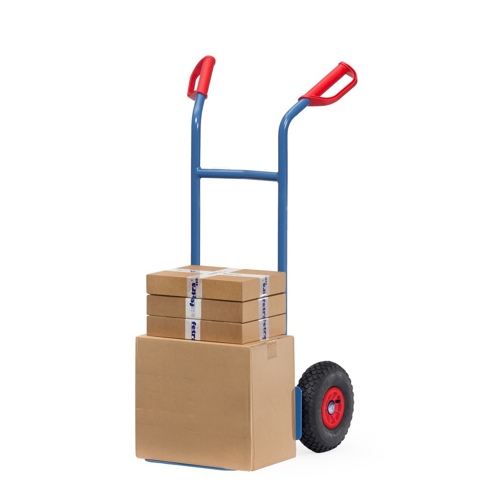 Imagem do produto n.º 3: fetra® carro empilhador, altura 1150 mm, capacidade de carga de 200 kg, pá LxP 320 x 250 mm, simples, pneumáticos