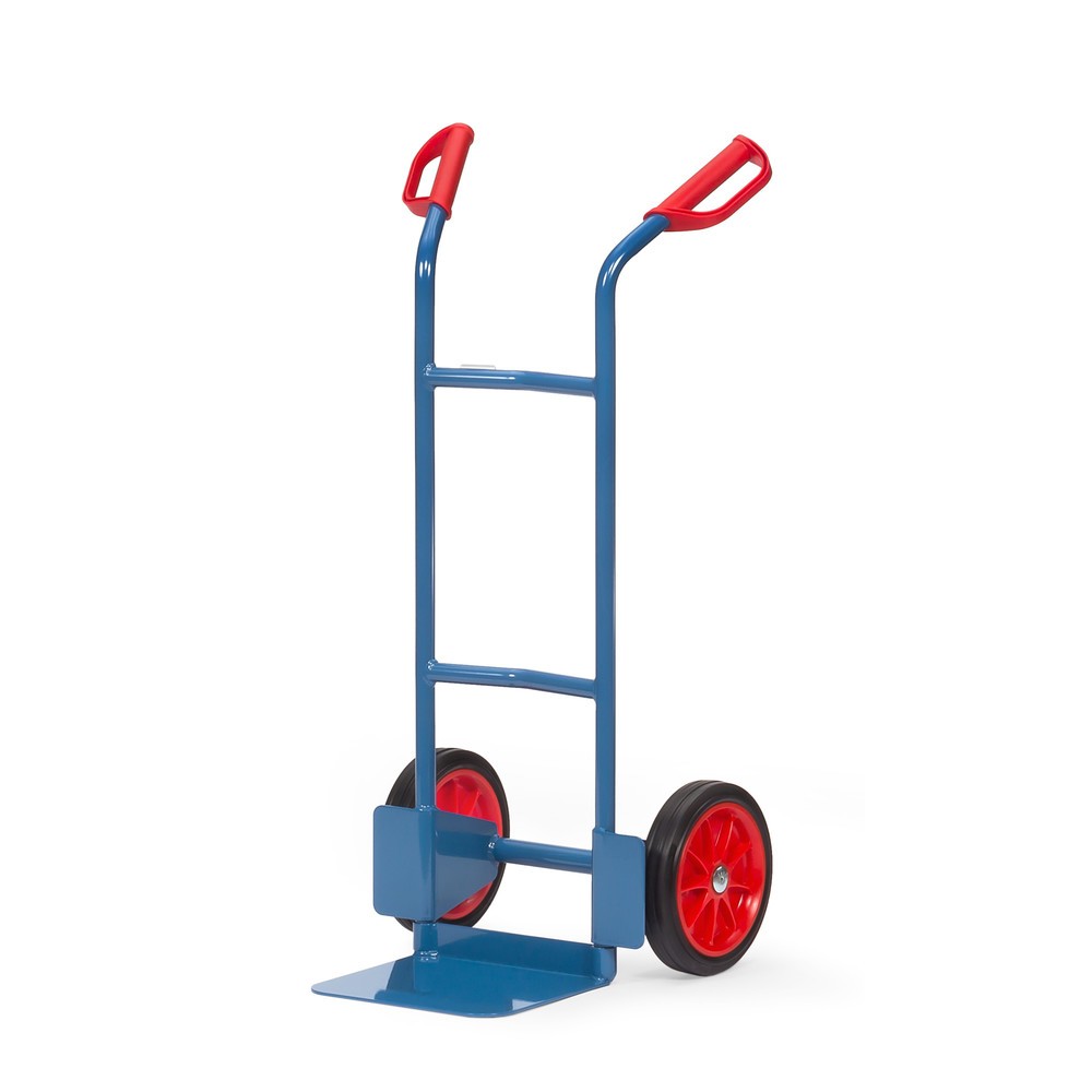 Imagem do produto: fetra® carro empilhador, altura 1150 mm, capacidade de carga de 200 kg, pá LxP 320 x 250 mm, simples, pneus de borracha maciça