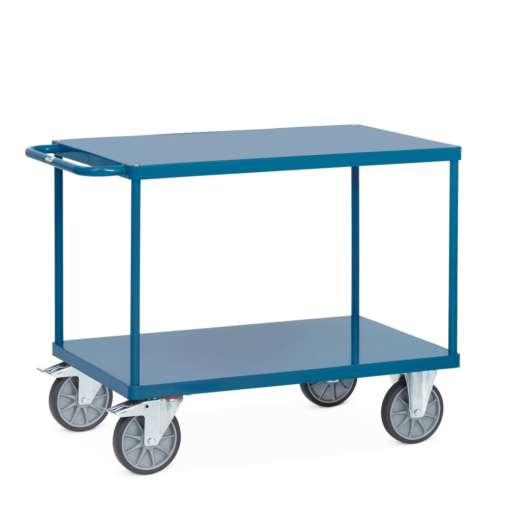 Imagem do produto: fetra® carro pesado com mesa e de montagem com 2 fundos de chapa de aço 1.000 x 700 mm