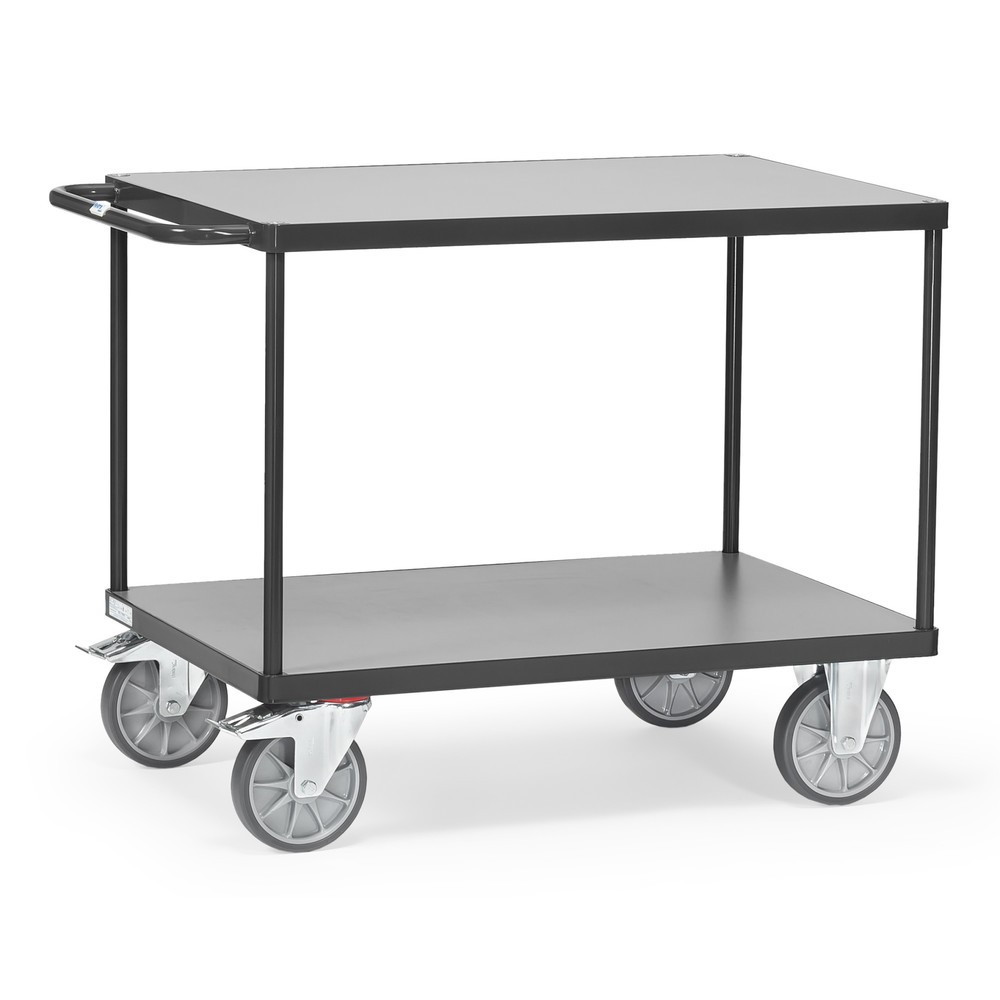 Imagem do produto: fetra® carro pesado com mesa e de montagem, 2 pisos de 600 x 1.000 mm, cinzento antracite