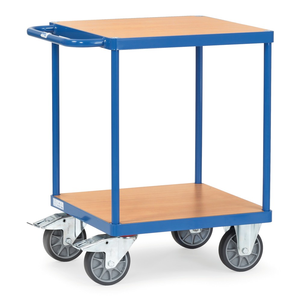 Imagem do produto: fetra® carro pesado com mesa e de montagem, 2 pisos de 600 x 600 mm