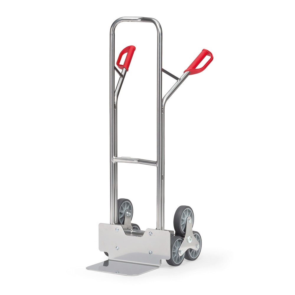Imagem do produto: fetra® carro de transporte de escadas, elemento central de 3 braços, capacidade de carga de 200 kg, pá LxP 320 x 250 mm, alumínio