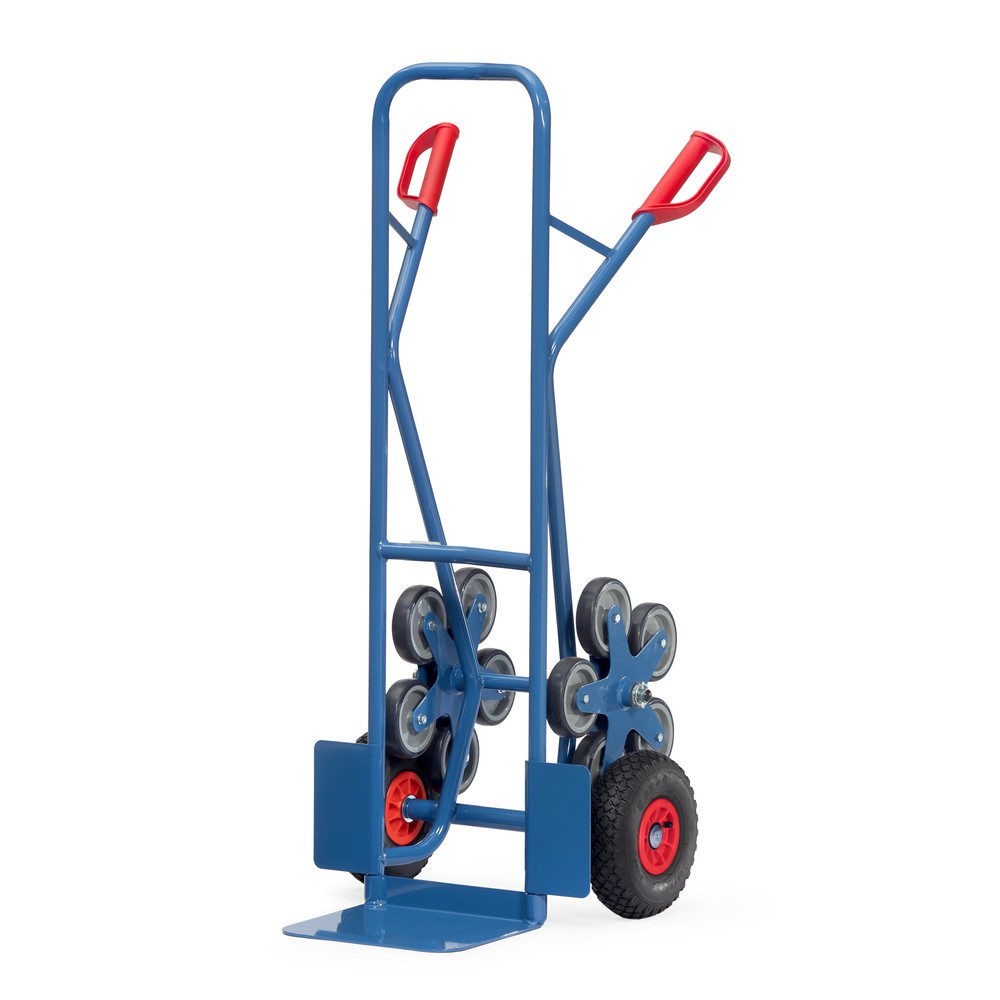 Imagem do produto: fetra® carro de transporte de escadas, elemento central de 5 braços, capacidade de carga de 200 kg, pá LxP 320 x 250 mm, aço