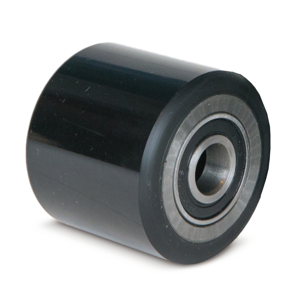Imagem do produto: Rolo do garfo para porta-paletes manual Ameise® tipo PTM 2.0/2.5, ACY20/25, BF3, BF, BASIC tipo DF20, simples, PU, Ø x largura 80 x 93 mm, preto