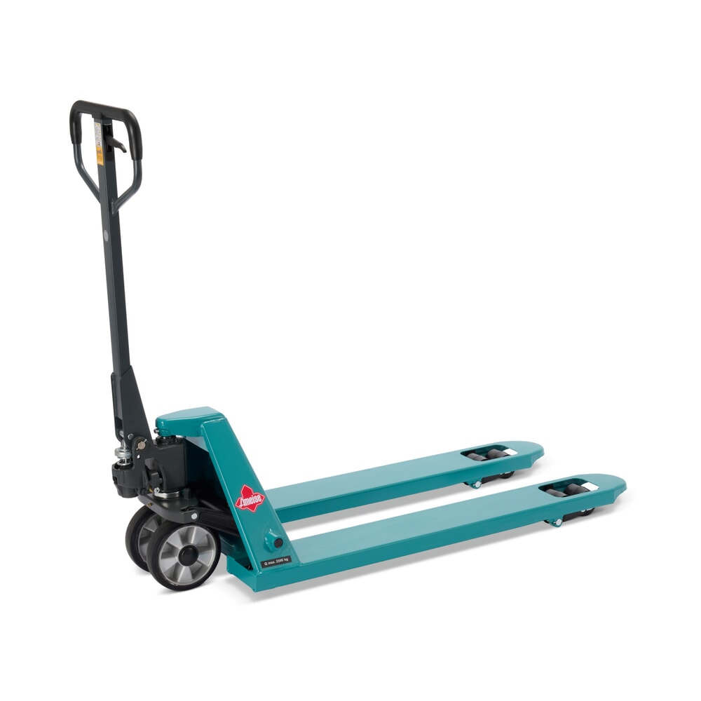 Imagem do produto: Porta-paletes manual Ameise® PTM 2.5, capacidade de carga de 2500 kg, comprimento do garfo de 1150 mm, borracha maciça/poliuretano, rodas tandem