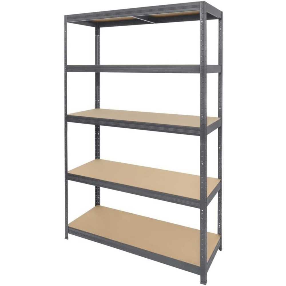 Imagem do produto: Hemmdal Tipo M+ estante para picking, cinzento grafite, capacidade de carga por prateleira de 150 kg, A x L x P 1.800 x 1200 x 600 mm