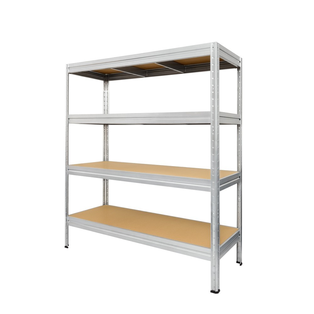 Imagem do produto: Estante de vão longo HEMMDAL, sistema de encaixe, carga 600 kg, galvanizado, A x L x P 1770 x 1600 x 450 mm