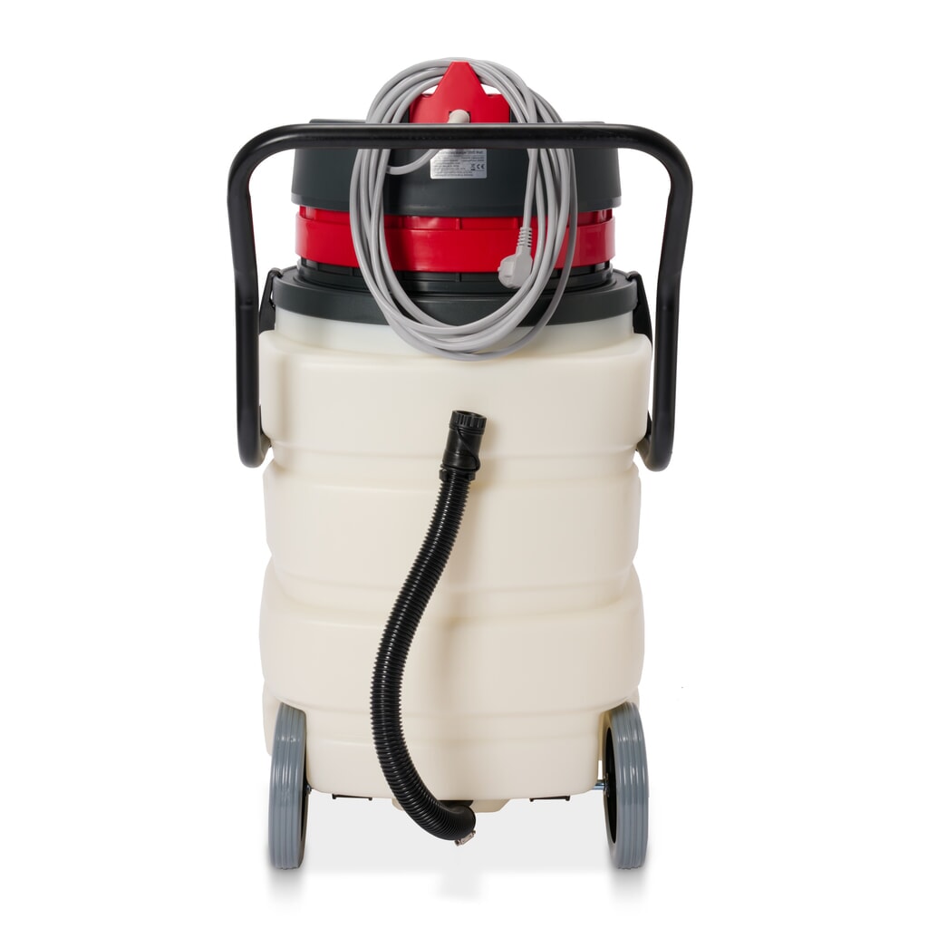 HEMMDAL Industriesauger, nass + trocken, Kunststoffbehälter, 3.000 W, 90 l, Schiebebügel, Ablass-Schlauch Imagem do produto n.º 5: HEMMDAL Industriesauger, nass + trocken, Kunststoffbehälter, 3.000 W, 90 l, Schiebebügel, Ablass-Schlauch