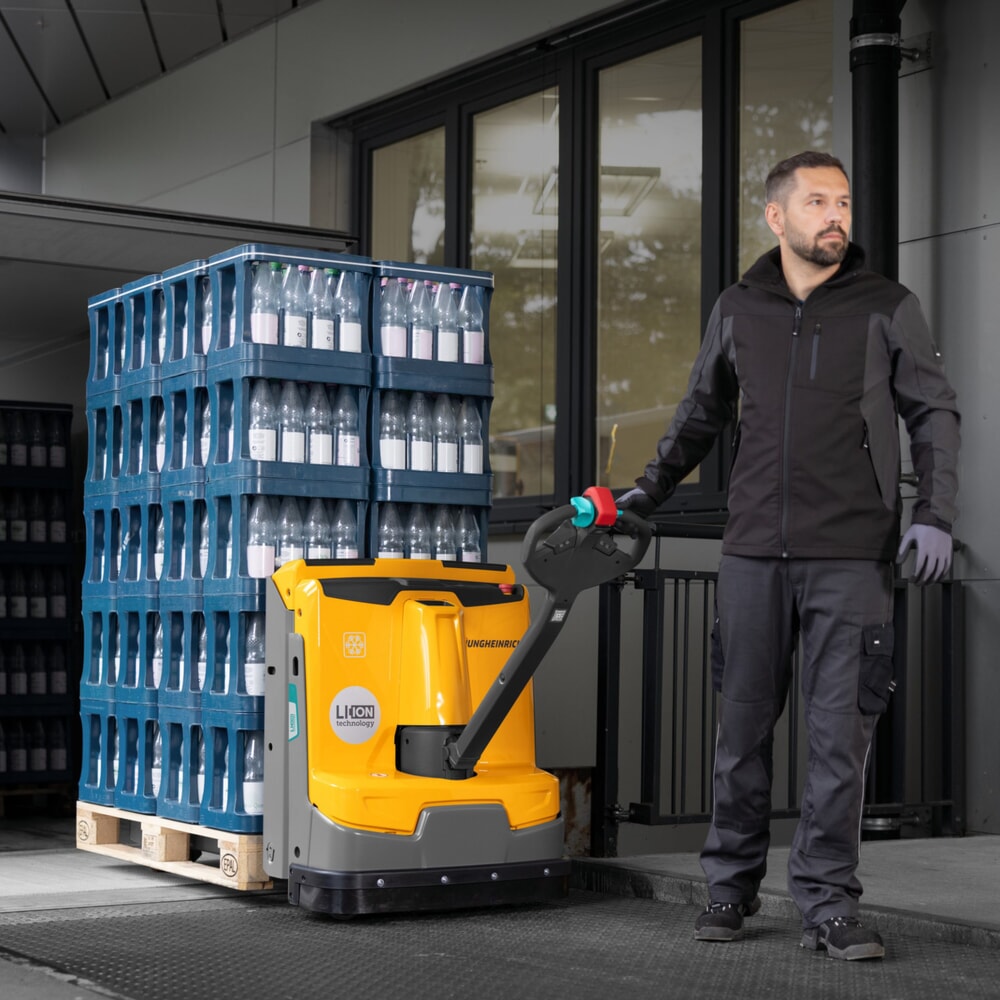 Imagem do produto n.º 6: Jungheinrich porta-paletes elétrico EJE 120i, capacidade de carga de 2000 kg, comprimento do garfo de 1.150 mm