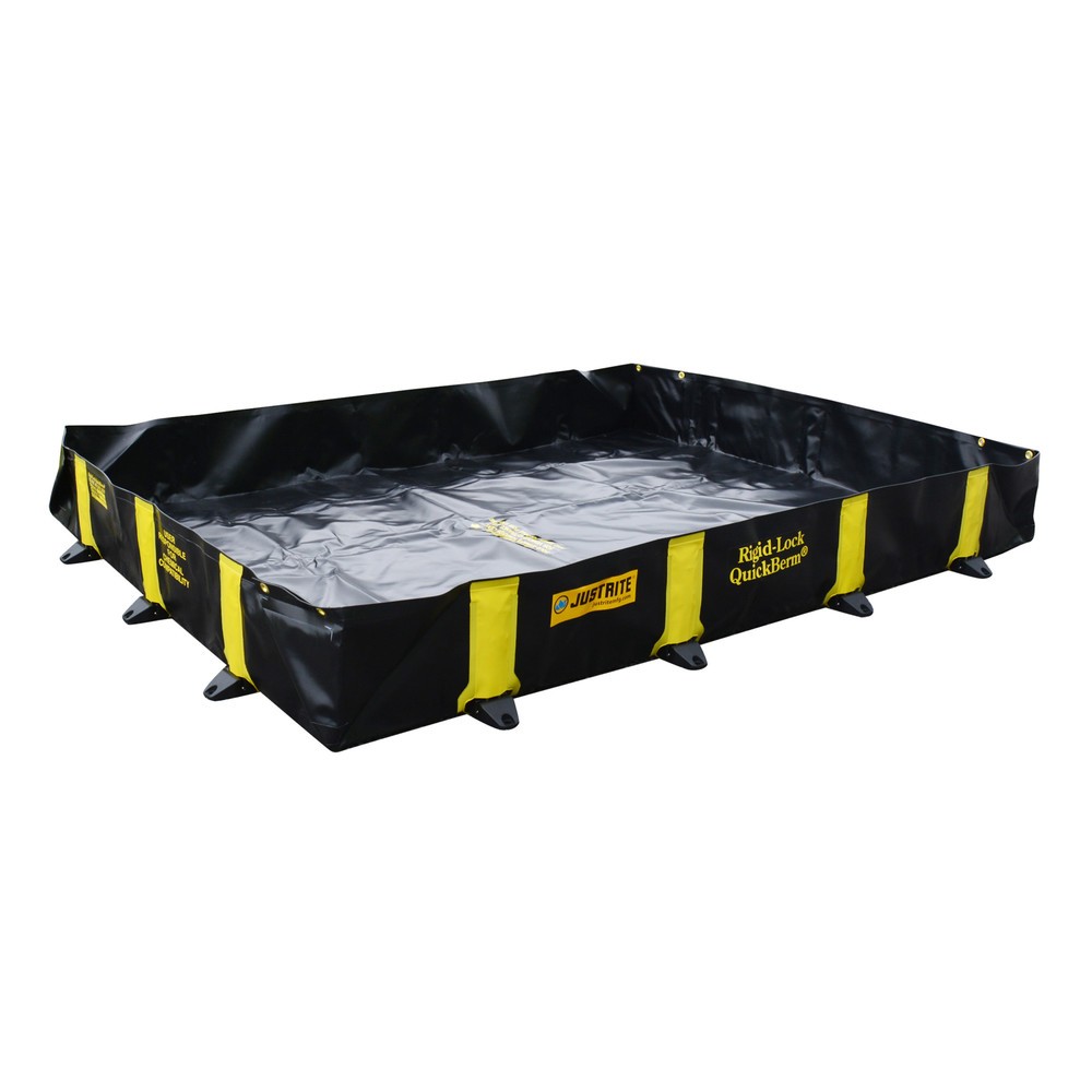 Imagem do produto n.º 1: Justrite® bacia de retenção dobrável QuickBerm® em PVC, capacidade 1.344 l