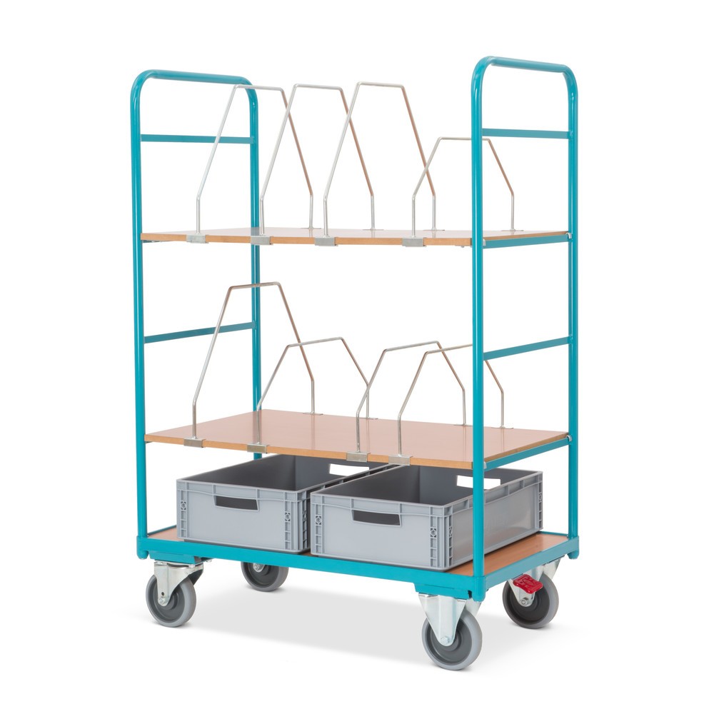 Imagem do produto: Carro para cartão Ameise®, 2 prateleiras ajustáveis de 995 x 585 mm