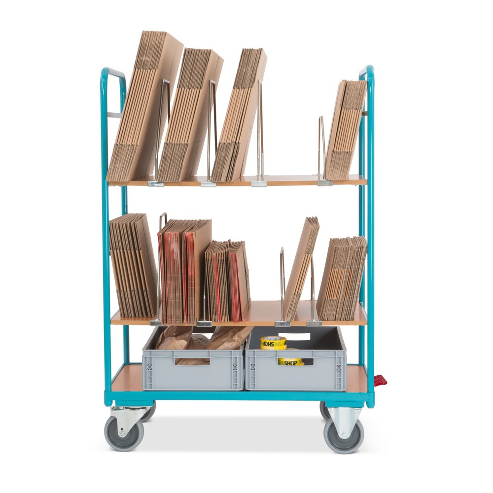 Imagem do produto n.º 5: Carro para cartão Ameise®, 2 prateleiras ajustáveis de 995 x 585 mm