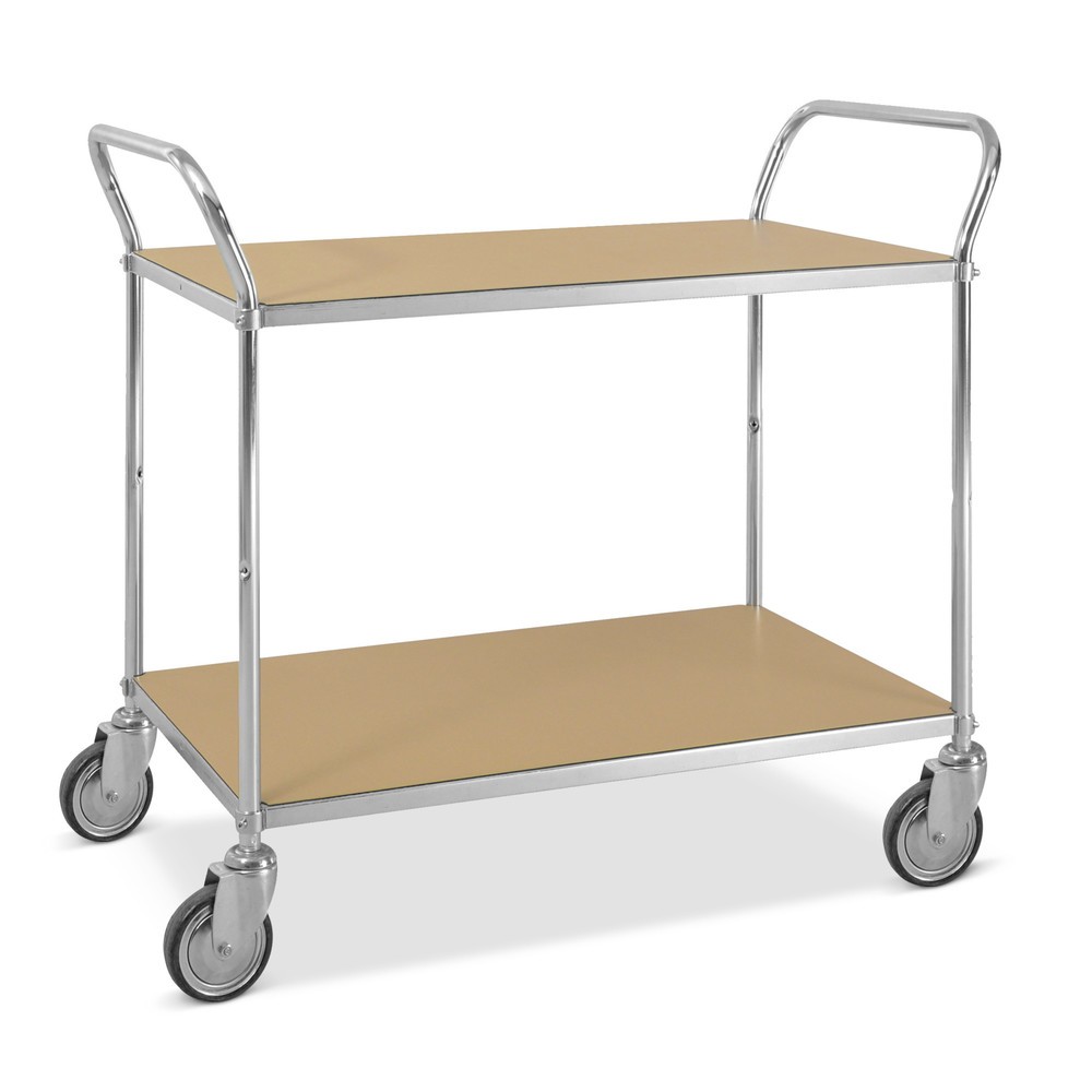 Imagem do produto: Kongamek carro de pisos múltiplos ESD, altura do arco em U 940 mm, 2 pisos de 940 x 540 mm