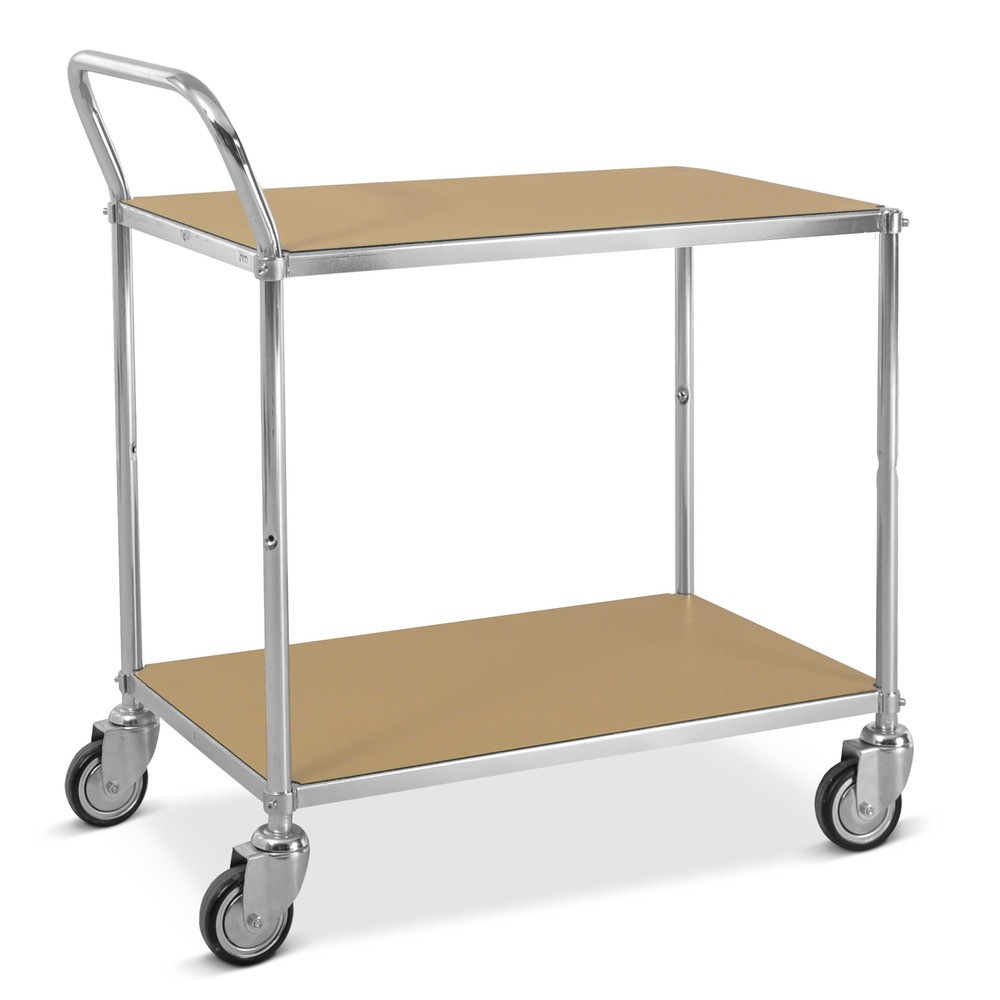 Imagem do produto: Kongamek carro com mesa ESD, 1 arco em U, 2 pisos de 760 x 440 mm