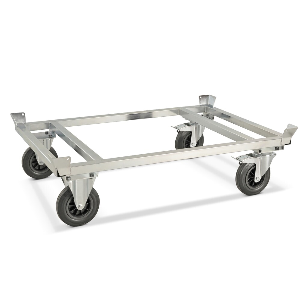 Imagem do produto: Chassis Kongamek com cantos de retenção, zincado, altura de carregamento 305 mm