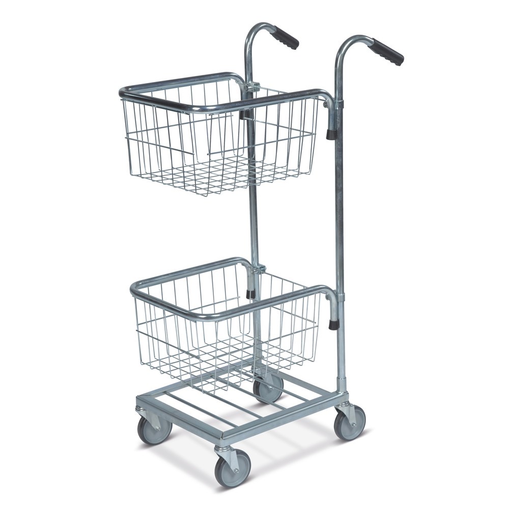 Imagem do produto: Kongamek patim de carga pequeno com dois cestos, ajustável em altura