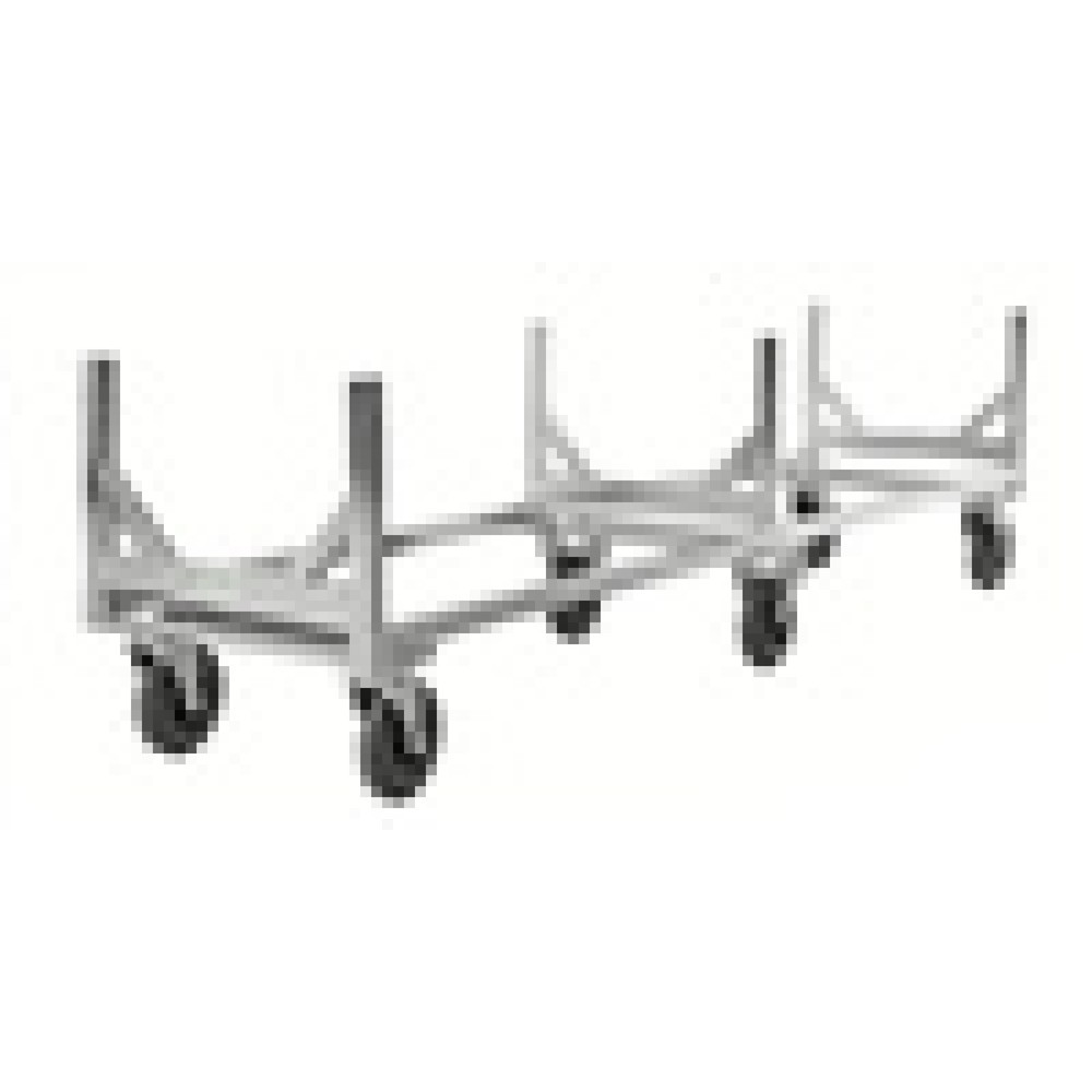Imagem do produto n.º 4: Carrinho de material comprido Kongamek, zincado, capacidade de carga de 800 kg, AxLxP 700 x 608 x 2.800 mm