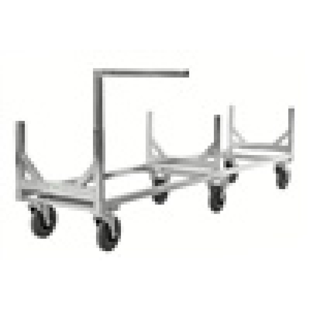 Imagem do produto: Carrinho de material comprido Kongamek, zincado, capacidade de carga de 800 kg, AxLxP 700 x 608 x 2.800 mm