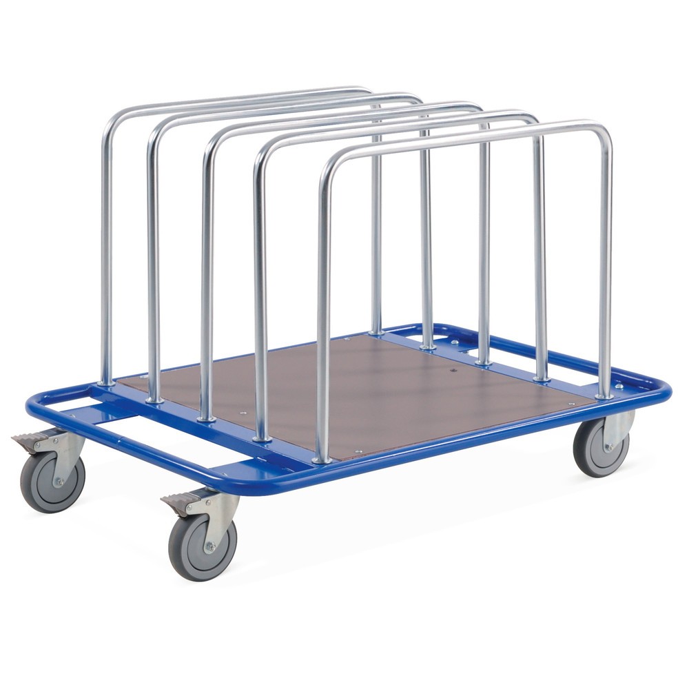 Imagem do produto: Carro com arco em U tubular Kongamek, com 5 arcos em U, superfície de carregamento traseira LxP 1000 x 700 mm