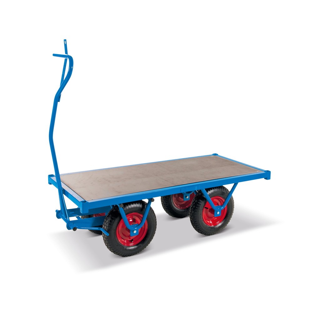 Imagem do produto: Carrinho de mão Kongamek para cargas pesadas com superfície de carregamento traseira plana, LxP 700 x 1.500 mm