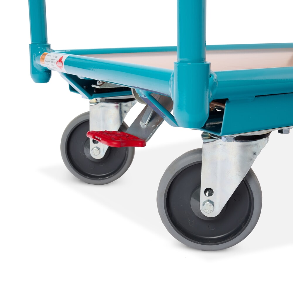 Imagem do produto n.º 5: Carrinho de armazém Ameise®, capacidade de carga de 200 kg, superfície de carregamento traseira LxP 450 x 850 mm, com travão central.