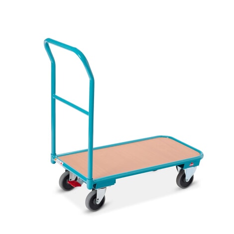 Imagem do produto n.º 1: Carrinho de armazém Ameise®, capacidade de carga de 200 kg, superfície de carregamento traseira LxP 450 x 850 mm, com travão central.