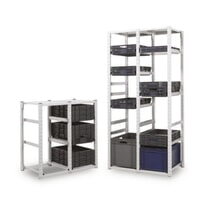 Imagem do produto n.º 1: ManOrga estanteria de recipientes para caixas de arrumação Eurobox, AF, AxLxP 1000 x 307 x 400 mm