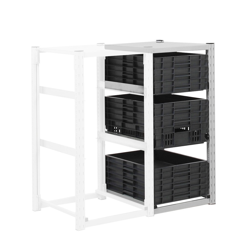 Imagem do produto n.º 2: ManOrga estanteria de recipientes para caixas de arrumação Eurobox, AF, AxLxP 1000 x 407 x 600 mm