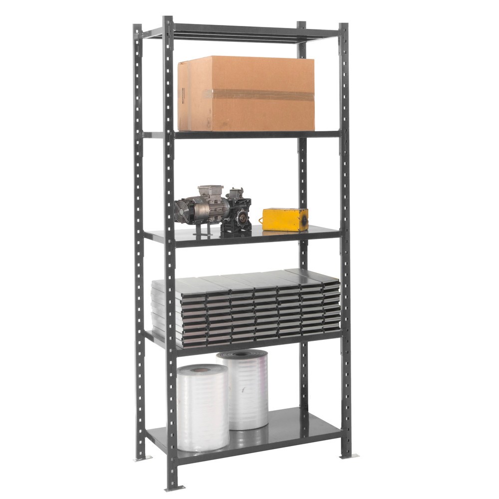 Imagem do produto n.º 6: ManOrga estante para picking, módulo de extensão, com painéis de aço, capacidade de carga de 500 kg por prateleira, AxLxP 2000 x 1010 x 500 mm