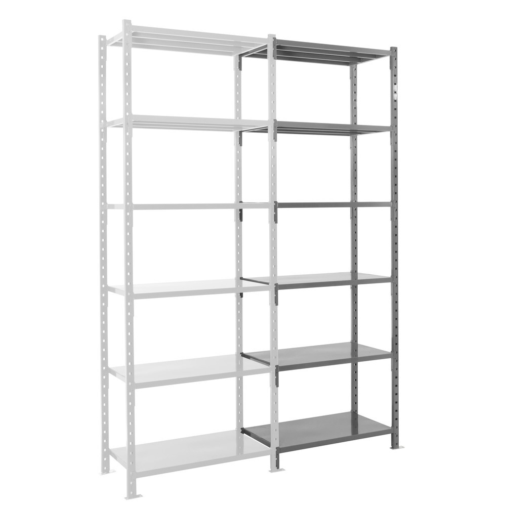 Imagem do produto: ManOrga estante para picking, módulo de extensão, com painéis de aço, capacidade de carga de 500 kg por prateleira, AxLxP 3000 x 1010 x 500 mm