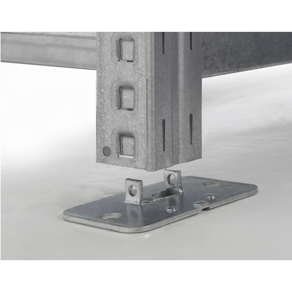 Imagem do produto n.º 4: ManOrga estante para picking, módulo de extensão, com fundos em painéis de aço, capacidade de carga de 255 kg por prateleira, zincado, AxLxP 2500 x 1300 x 700 mm