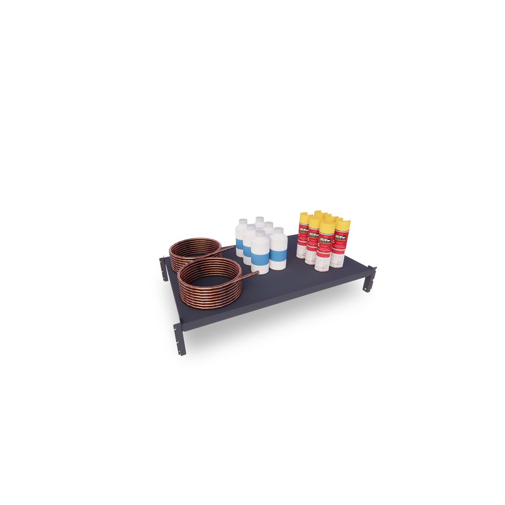 Imagem do produto n.º 3: ManOrga estante para picking cinzento grafite, com fundos de chapa de aço, capacidade de carga de 500 kg por prateleira, AxLxP 2500 x 1050 x 510 mm