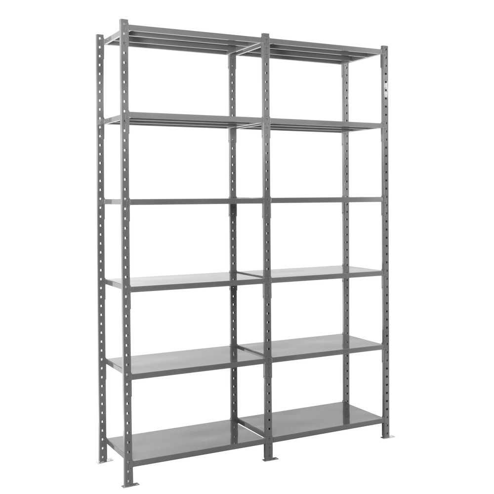 Imagem do produto n.º 2: ManOrga estante para picking cinzento grafite, com fundos de chapa de aço, capacidade de carga de 500 kg por prateleira, AxLxP 3000 x 1050 x 510 mm