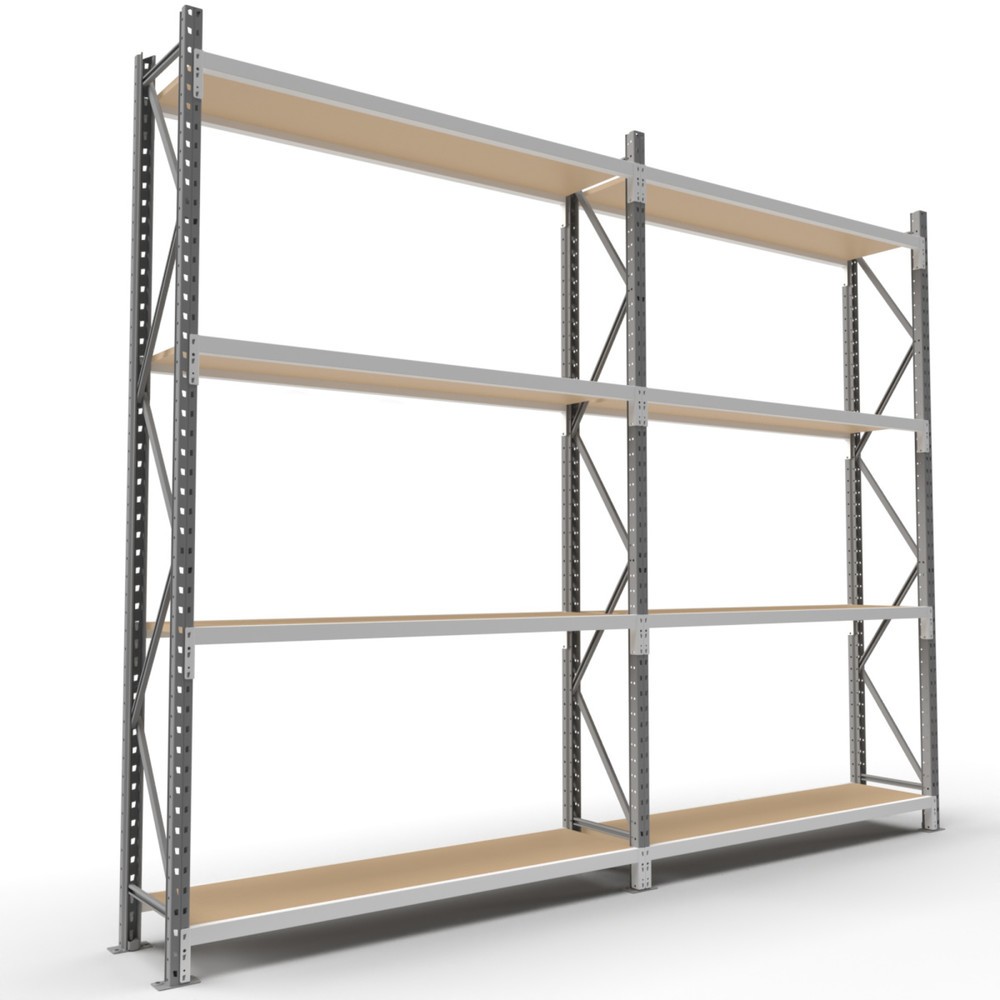 Imagem do produto n.º 9: Estante de grande vão ManOrga, com painéis de aglomerado, AF, AxLxP 2500 x 1800 x 600 mm