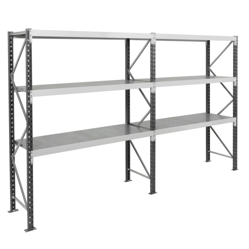 Imagem do produto n.º 5: Estante de grande vão ManOrga com painéis de aço, GF, capacidade de carga de 880 kg por prateleira, AxLxP 2500 x 1800 x 600 mm