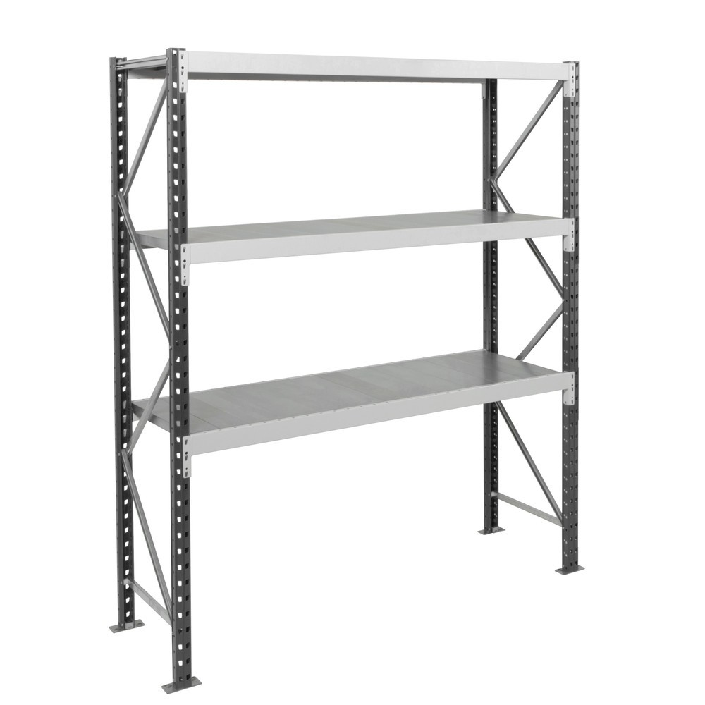 Imagem do produto n.º 8: Estante de grande vão ManOrga com painéis de aço, GF, capacidade de carga de 880 kg por prateleira, AxLxP 2500 x 1800 x 600 mm