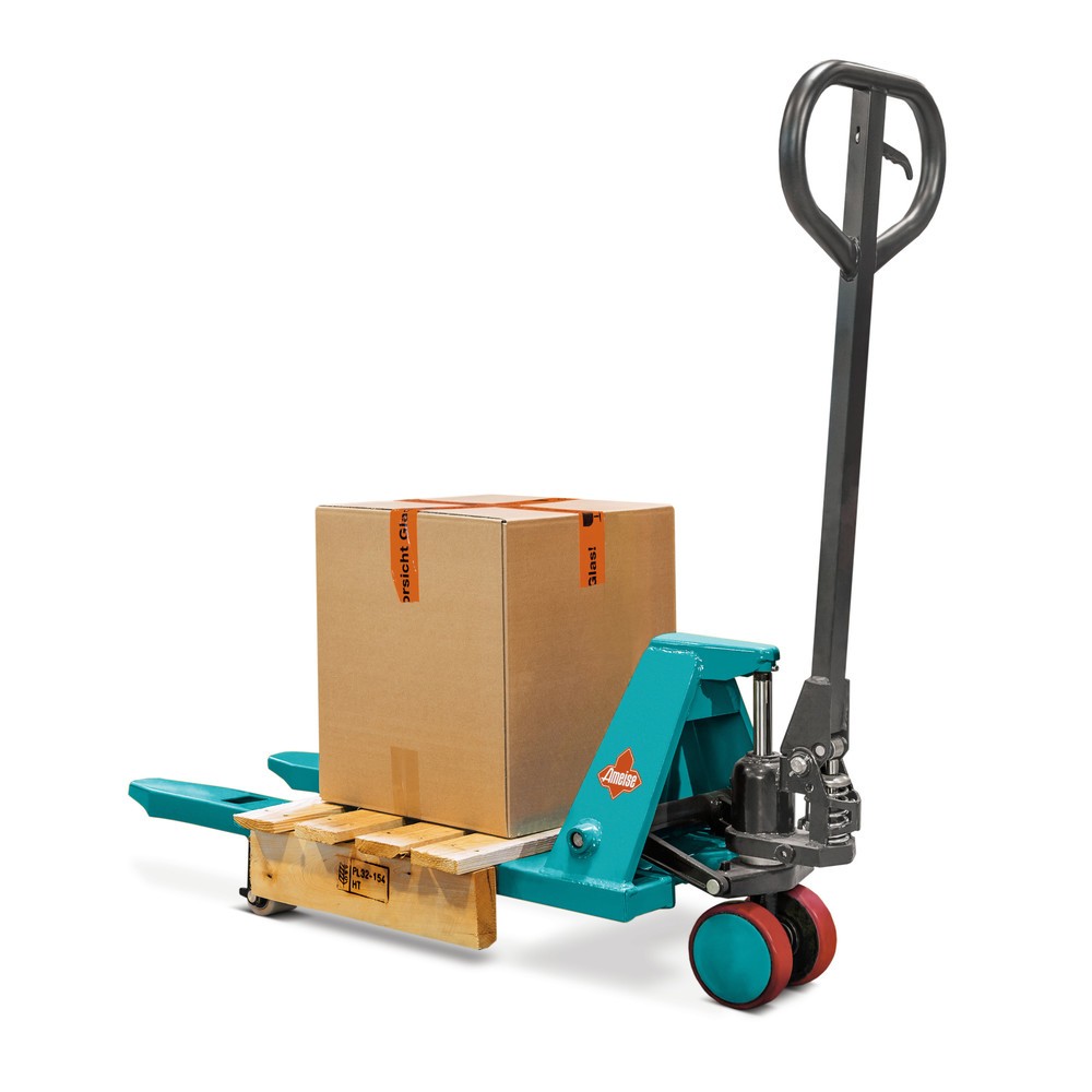 Imagem do produto: Porta-paletes Mini Ameise® PTM 0.5, capacidade de carga de 500 kg, comprimento do garfo de 800 mm, rodas de direção em poliuretano, roletes do garfo em nylon