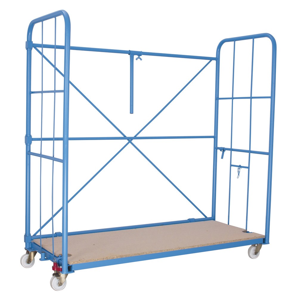 Imagem do produto: Caixa rolante para móveis com laterais em rede e travessas traseiras, AxLxP 1730 x 1730 x 730 mm