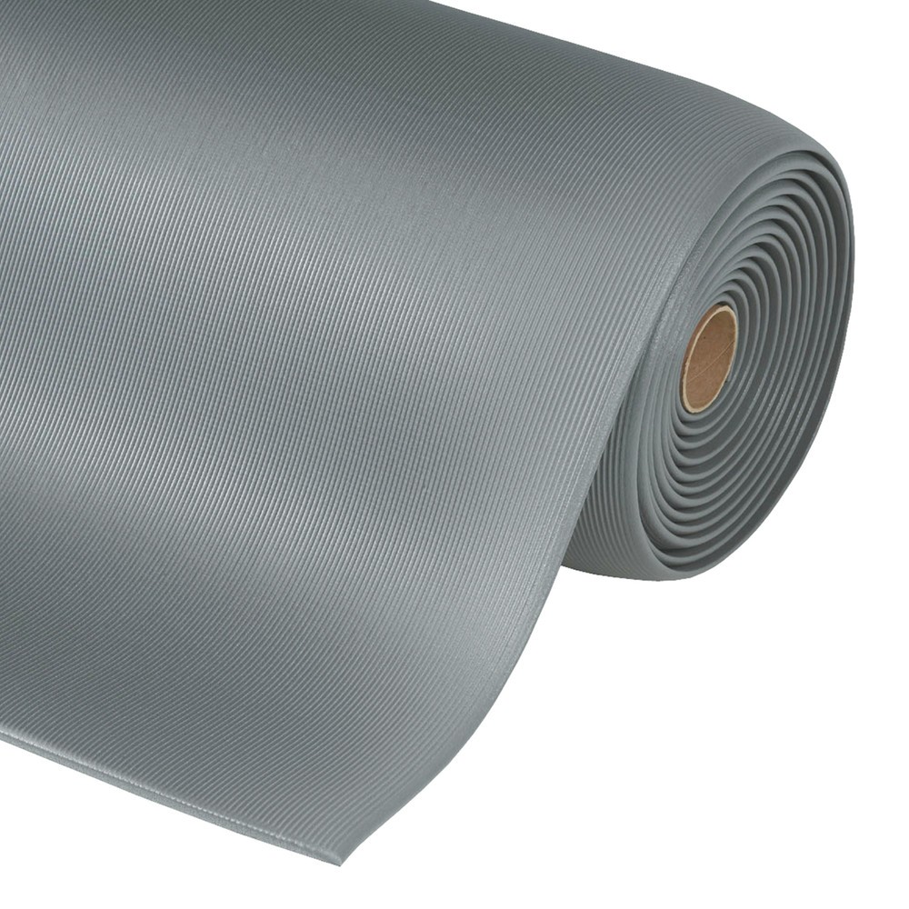 Imagem do produto n.º 1: NoTrax tapete antifadiga, PVC/espuma de vinil, ranhurado, por metro x 910 mm, cinzento