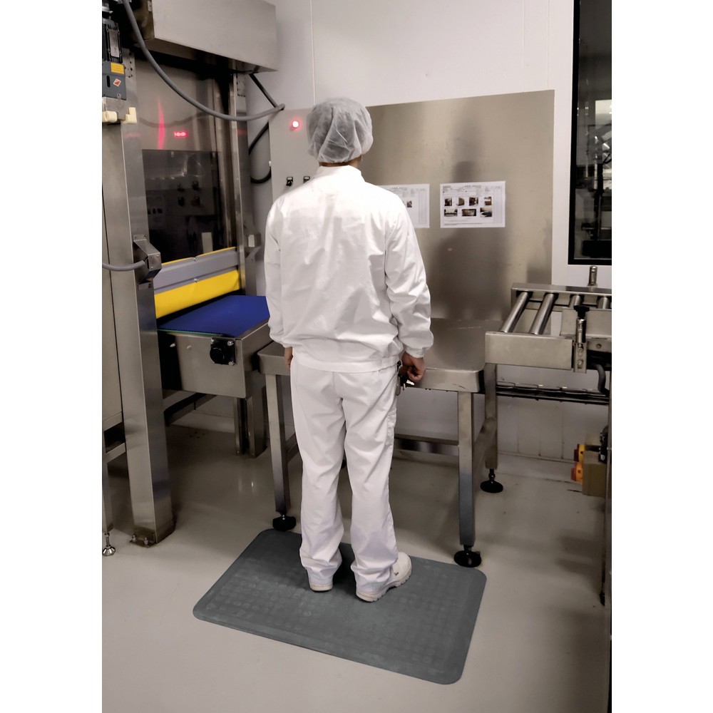 Imagem do produto n.º 2: Tapete anti-fadiga NoTrax Sani-Flex™, BxL 610 x 910 mm, cinzento